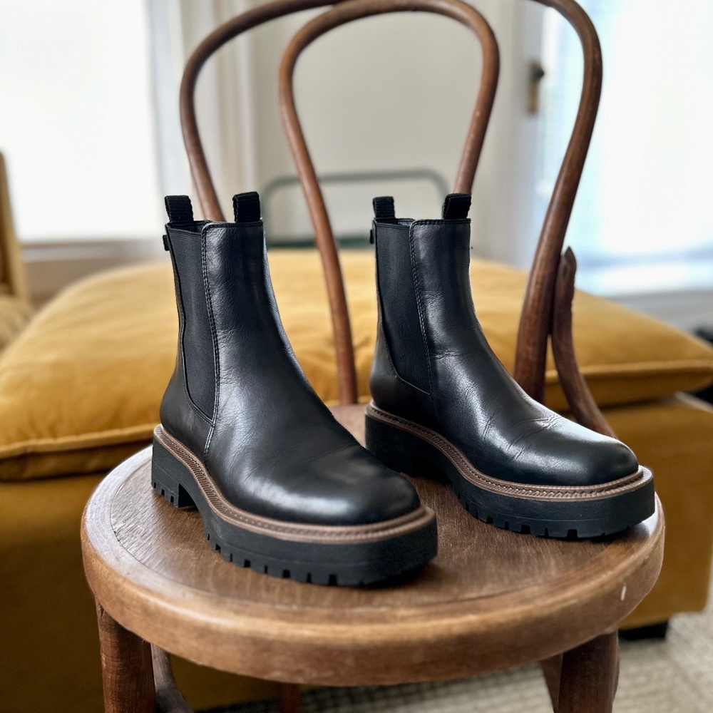 Same Edelman Laguna Lug Sole sz 7